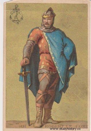 Capetians의 영웅적인 조상 인 Robert the Strong 