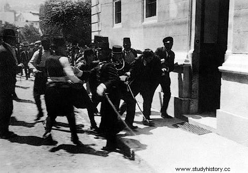 사라예보 공격(1914년 6월 28일) 