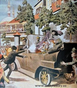 사라예보 공격(1914년 6월 28일) 