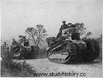 WWI 탱크와 탱크 