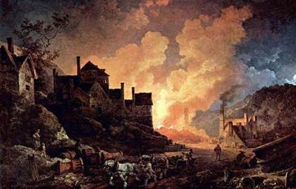 Coalbrookdale, 밤(Loutherbourg 경유) 