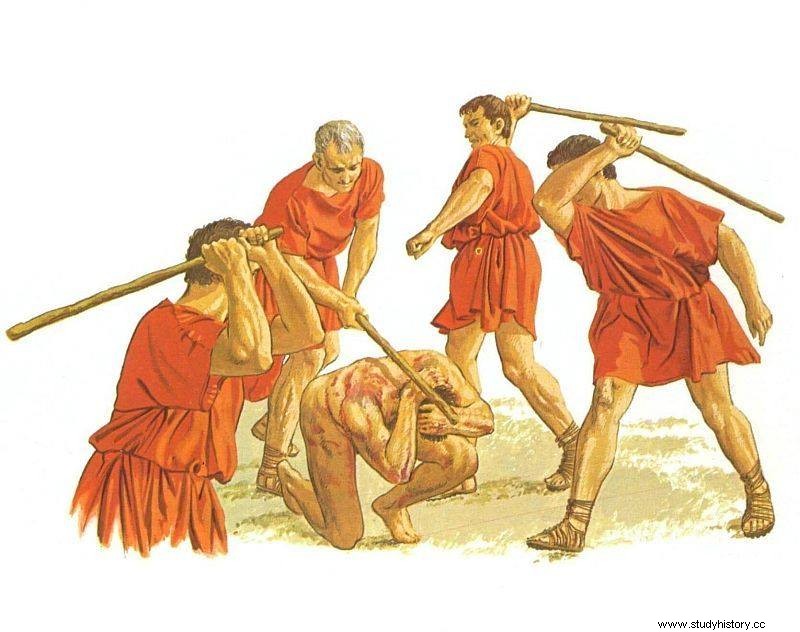 로마의 (우리 사고방식에서)  추악한  역사 