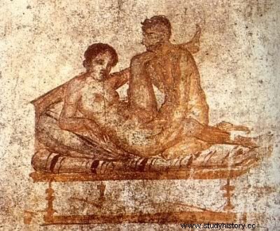 古代ローマの売春婦の一日。 