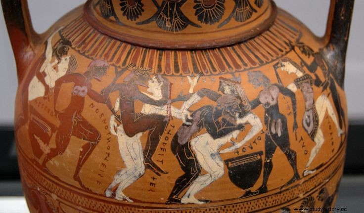 コモス、古代ギリシャでパーティーが手に負えなくなったとき 