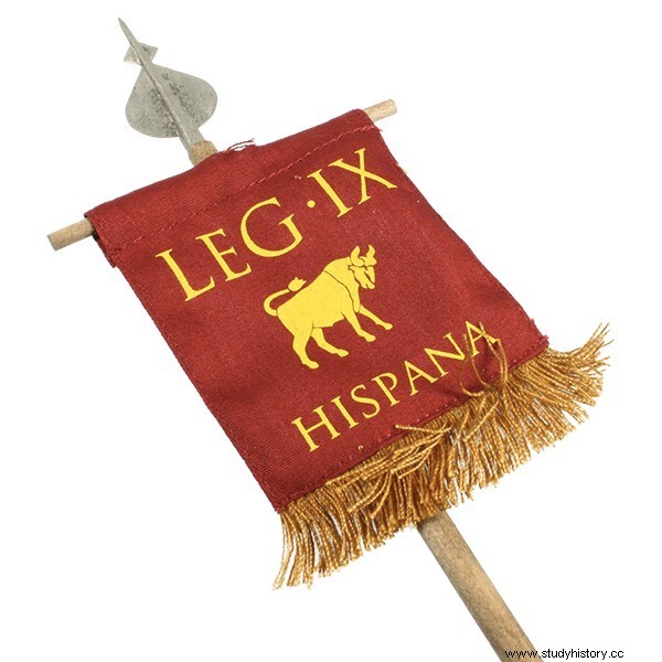 IX Hispana,  독수리 군단 은 어떻게 되었나요? 