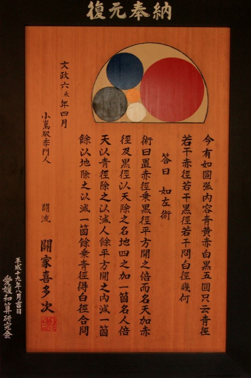 사무라이의 신성한 수학, 산가쿠스(Sangakus) 