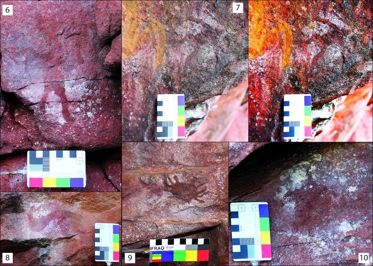 Ejemplos inusuales de arte rupestre en miniatura encontrados en Australia, posiblemente hechos por niños