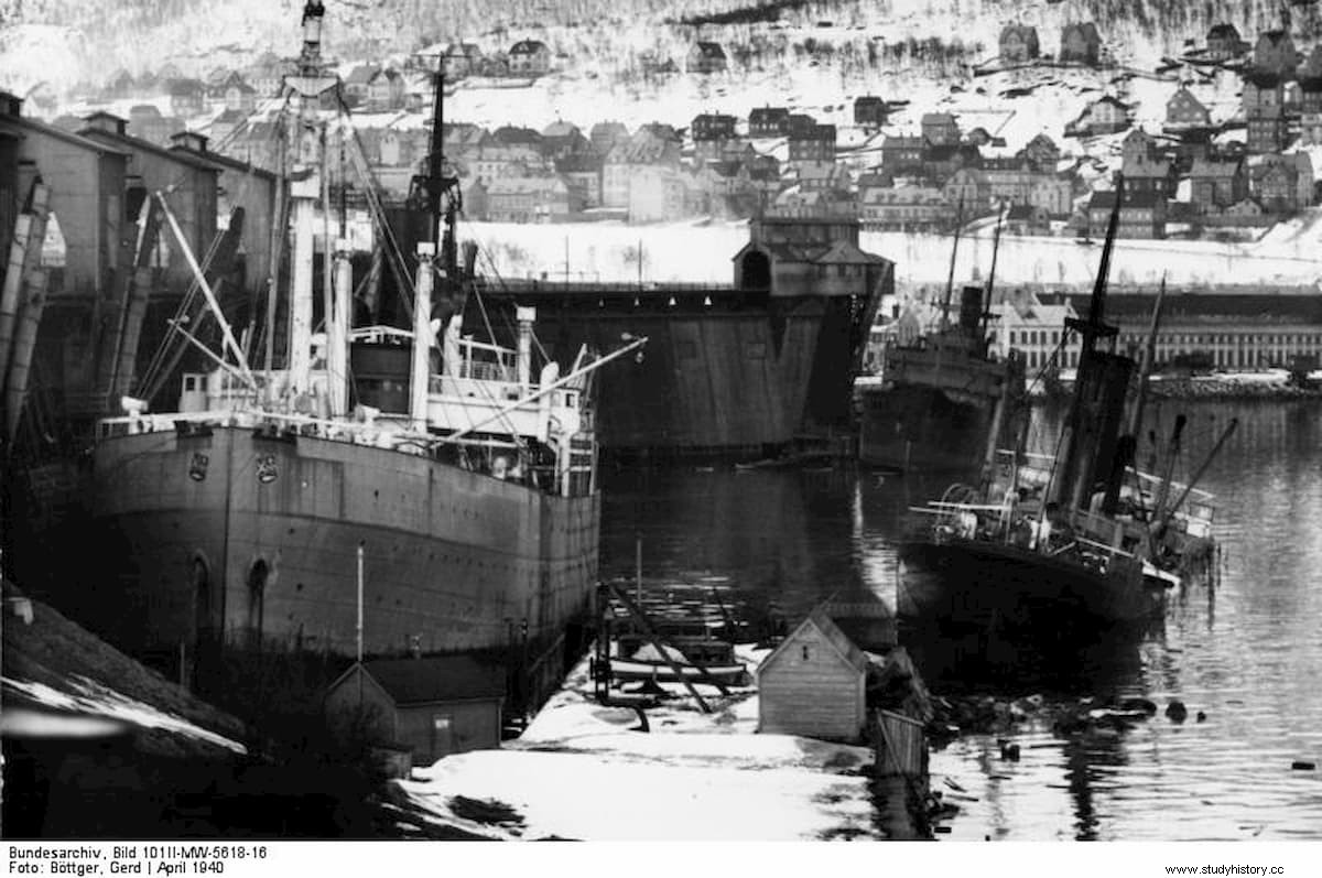 Basis Nord는 소련이 1939년 나치 독일에 양도한 비밀 해군 기지입니다. 