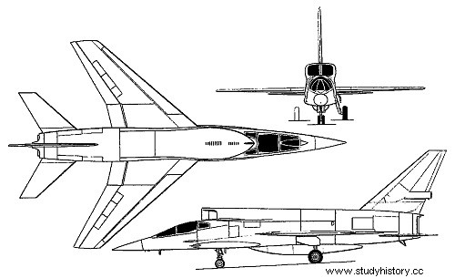 북미 YF-107 울트라 세이버 