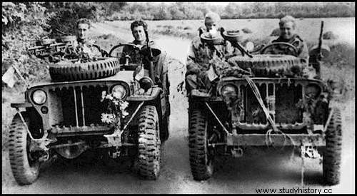 지프 경주 전쟁(프랑스 SAS, 1944년 여름) 