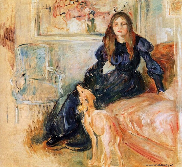 인상주의 화가 베르트 모리조(Berthe Morisot) 