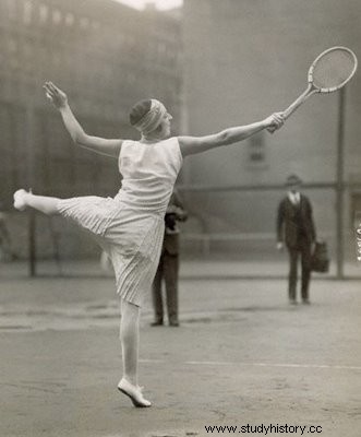 테니스 스타 수잔 랭글렌(Suzanne Lenglen) 