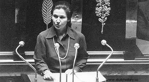 낙태 옹호자 시몬 베일(Simone Veil) 