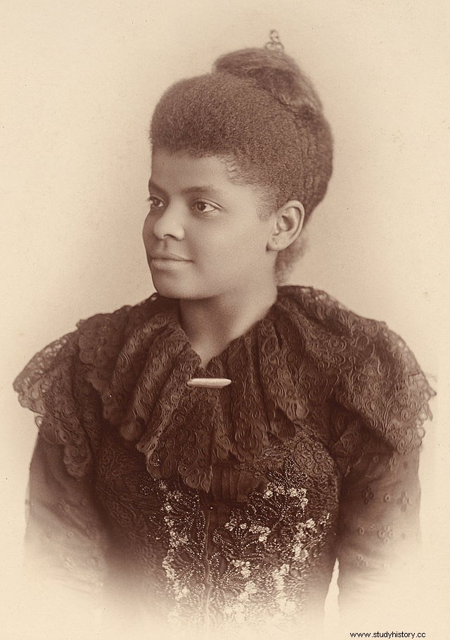 민권 운동의 지도자인 Ida B. Wells 
