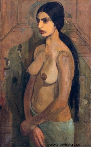 암리타 셰르 길(Amrita Sher-Gil), 이중 뿌리를 가진 화가 