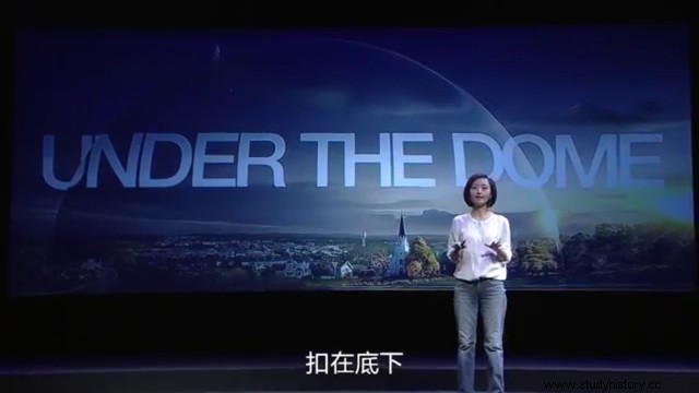대기 오염과의 싸움에서 차이 징(Chai Jing) 
