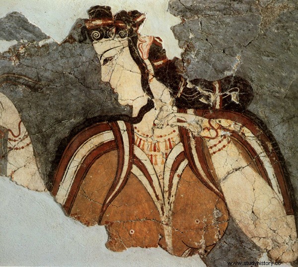 紀元前2000年から紀元前1200年まで。 J.-C.:ミケーネ文明 