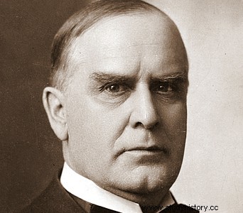 미국-스페인 전쟁을 일으킨 윌리엄 매킨리(William McKinley) 미국 제25대 대통령 