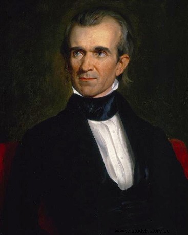 제임스 녹스 포크(James Knox Polk), 미국의 11대 대통령 