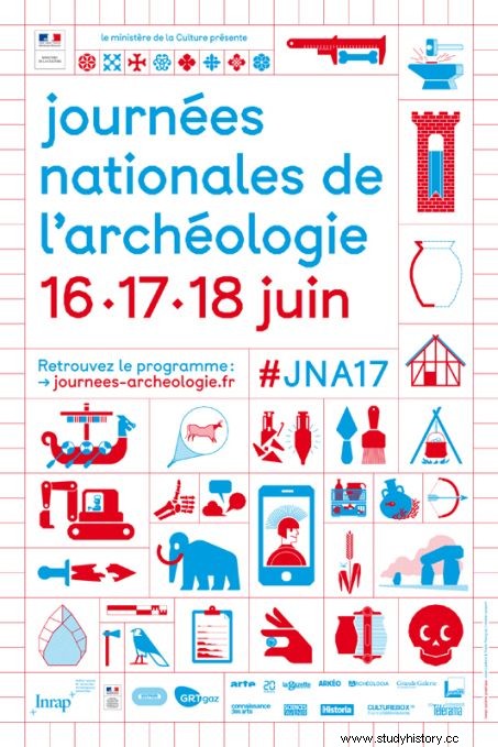 第 8 回国立考古学デー、2017 年 6 月 16 日から 18 日まで 