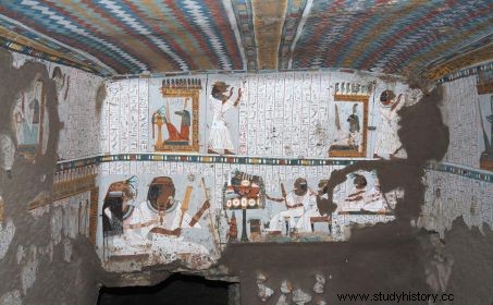 ノート。古代エジプトの画家たちはどのように仕事をしていましたか? 