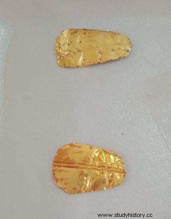 黄金の舌を持つミイラ、エジプトで発見 