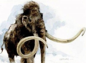 マンモスと先史時代の人間 
