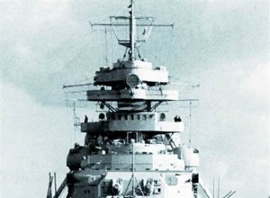 Battleship Bismarck, flagship of the German Navy 