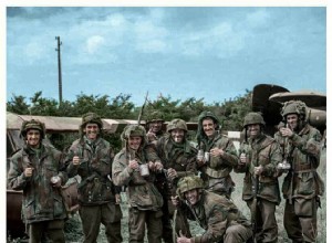 Lucius Sauquillo. A child of the war with the British “paras” in Normandy 