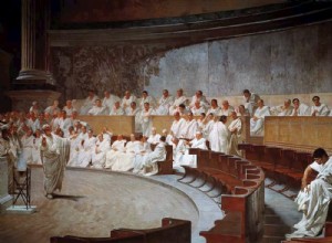 Cincinnatus, the dictator who voluntarily relinquished his power twice, after saving Rome 