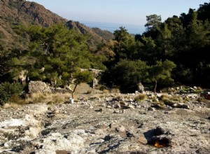 The rocks of Mount Chimera have burned for millennia and gave rise to the mythological monster of the same name 