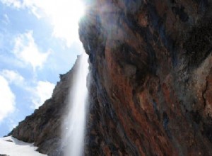 The Styx waterfall, the place where Thetis submerged her son Achilles to make him invincible, is the highest in Greece 