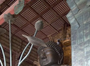 The largest wooden building in the world houses a 16 meter tall Buddha statue 