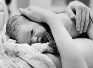 Childbirth before cesarean 