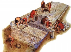 The construction of Roman roads 