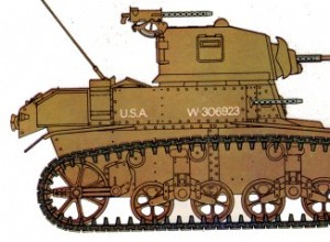 M3 Stuart light tank 