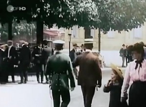 A moving picture of the world, a film from 1900 
