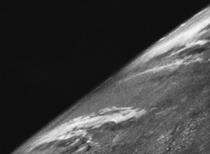 Historical first photo from outer space 