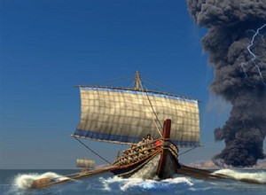 기원전 1650년경 테라(Thera) 화산 폭발… 과학자들에 따르면 