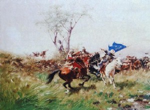 포다이체 전투:투르크-코사크-타타르의 부정한 동맹이 패배했습니다. 