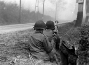 The  madman  with the bazooka... A man destroys tanks and a platoon 
